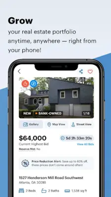 Hubzu - Real Estate Auctions android App screenshot 0