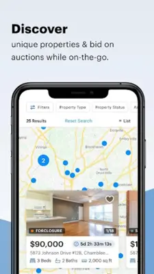 Hubzu - Real Estate Auctions android App screenshot 2